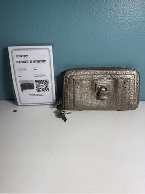 Chloé Paddington Wallet Leather With Lock, Key, and COA
